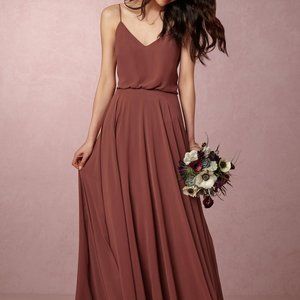 BHLDN Inesse Dress in Cinnamon Rose